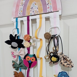 Hair bow Holder, Headband holder, Kids Room Organizer, Hair Bow Organizer, Bow Hanger, Hair Ties Holder, Wooden Bow Holder, Bow Display