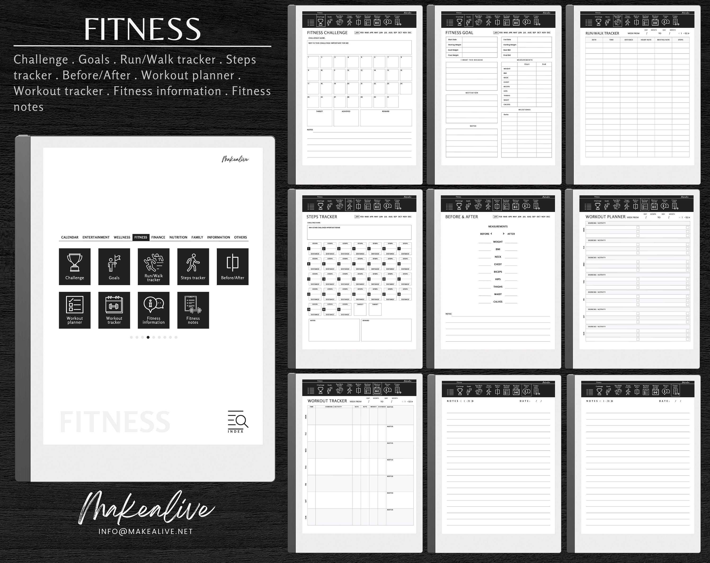 Remarkable Template 2023 2024 All In One Digital Planner Daily