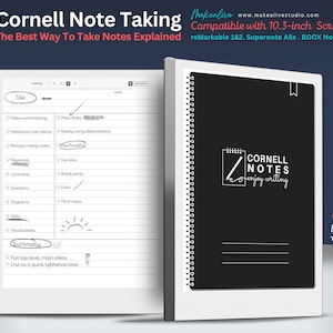 Cornell Note Taking Template | The Best Way To Take Notes Explained | remarkable 2 | remarkable 1 | BOOX Note Air 2 | Supernote A5 X