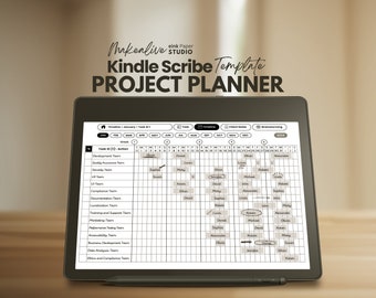 Project Planner Template | Kindle Scribe Template | Client Notes | Timeline | 2023 | 2024 | 2025 | Business | Tasks | Deadlines | Planning