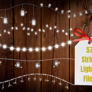 String hanging lights,  String lights png, Lights Clipart, Fairy Lights Clipart Clip Art, String Lights Clipart, Holiday Christmas Lights