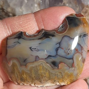 Agate cabochon