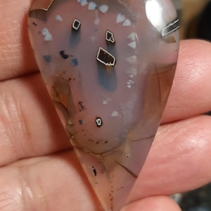 stick agate cabochon