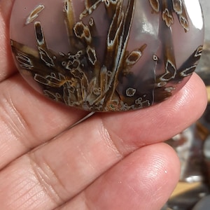 stick agate cabochon