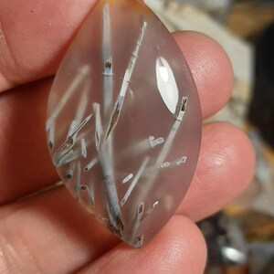 stick agate cabochon
