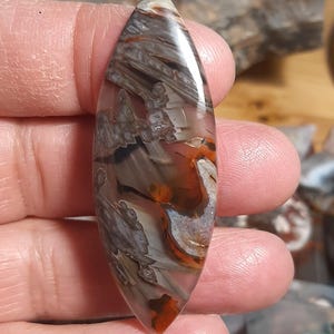stick agate cabochon