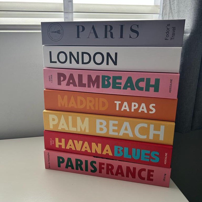 Decorative Books for Display Fashion Inspired Cardboard Etsy UK