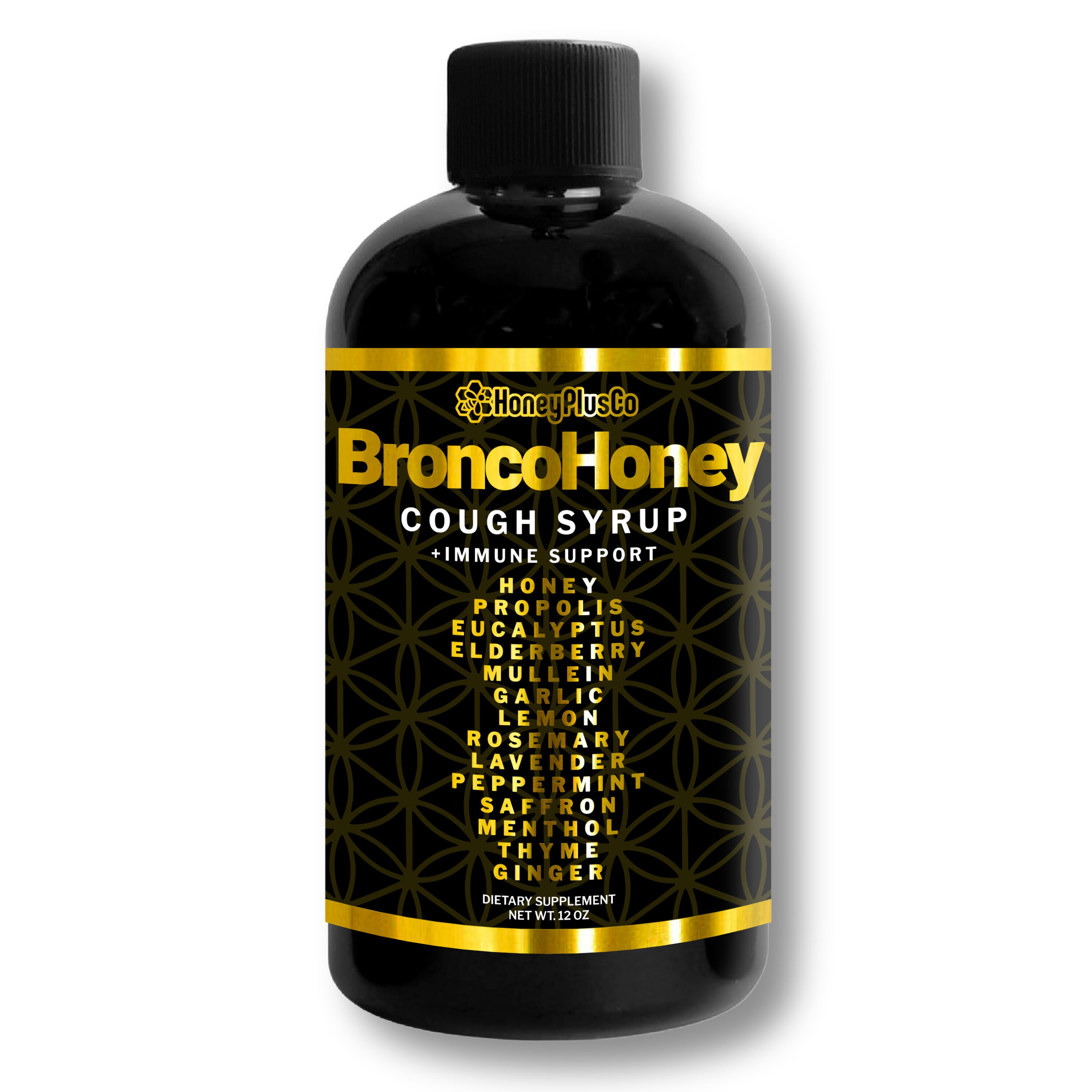 Broncohoney Natural Honey Cough Syrup immune Support Etsy