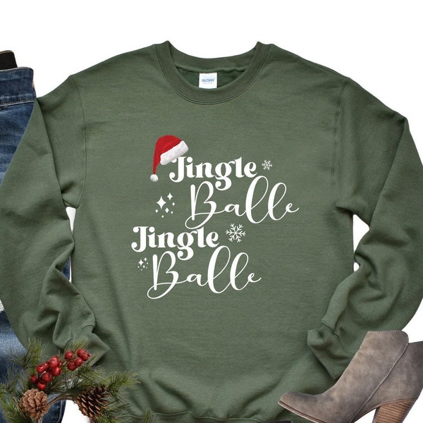 Jingle Balle Jingle Balle Christmas Sweatshirt - Punjabi Christmas Sweatshirt - Hindi Christmas Sweatshirt - Urdu Christmas Sweatshirt