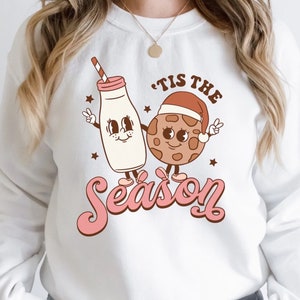 Tis The Season Christmas Sweatshirt - Christmas Sweatshirt - Personalized Sweatshirt - Holiday Sweatshirt - Cute Christmas Sweatshirt