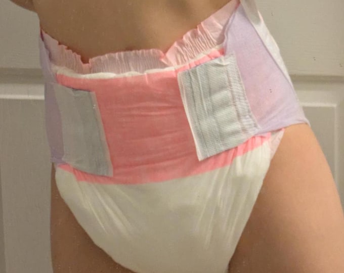Poofer Basic Pink Handmade ABDL Diaper Etsy