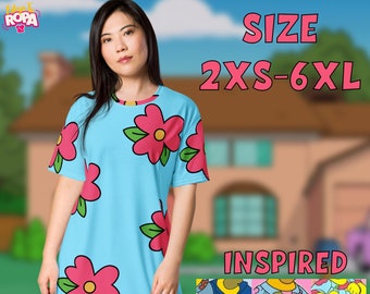 Camiseta Simpson Vestido | Homero Vestido Disfraz | Homer Muumuu | King Size Homer | Disfraz Talla Grande TV | Cosplay Divertido