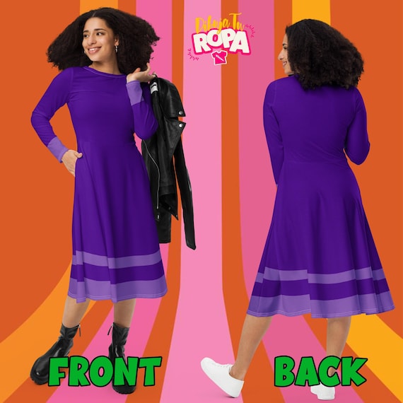 open lace back dress Amazon.com: Smile Fish Women's Long Sleeve Mini Dress Halloween Daphne  Costume Adult Dress Purple,XL : Clothing, Shoes & Jewelry main image 1