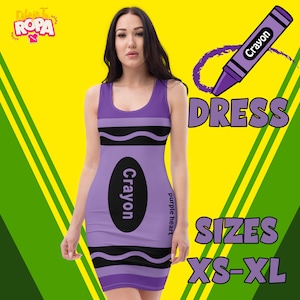 Crayon Costume Dress - Etsy