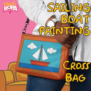 Cartera Velero de Los Simpsons | Bolso | Escena del Cuadro de Moby Dick | Casa de Los Simpsons