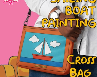 Portfel żaglowy Simpsonowie | Torba | Scena malarska Moby Dicka | Dom Simpsonów