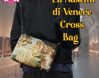 Crossbody Bag Venus Botticelli | Elegant Artistic Purse | Birth of Venus | La Nascita di Venere