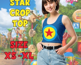 Pixar Ball-Inspired Crop Top | Fun, Colorful, & Eco-Friendly | XS-XL Sizes
