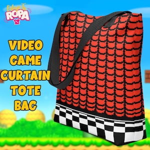 Mario Bros 3 Tasche | Lustiges Gamer-Geschenk für erwachsene Nerds | Nintendo Retro-Einkaufstasche | Geek-Accessoire im NES-Stil | 38,1 x 38,1 cm