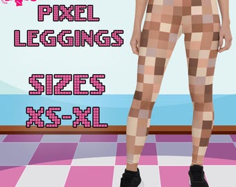Pixelated Leggings Inspired by The Sims - Where Did I Leave My Pants?
