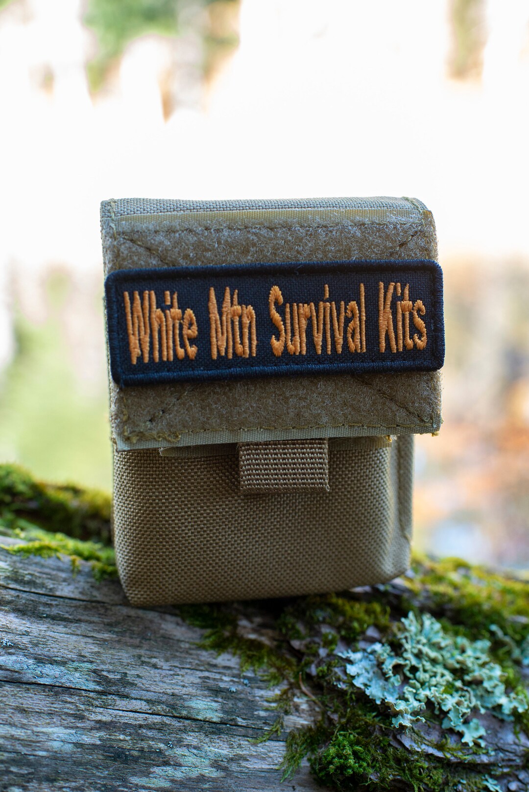 Belt Pouch for the 'pocket Survival Kit'. pouch Onlyincludes a Logo