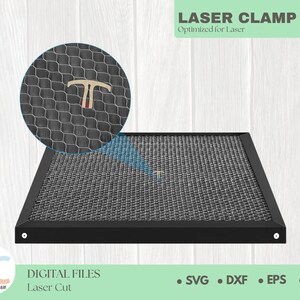 Alfileres de cama en forma de panal en varios tamaños y diseños | Abrazadera cortadora láser | svg | dxf | eps | png - alfileres cortados con láser