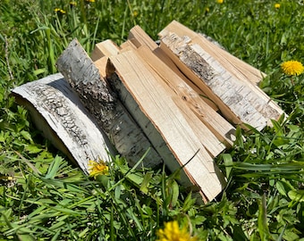 All-Natural Nordic Birch Wood for BBQ and Smoking