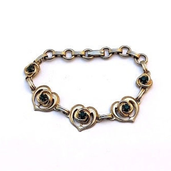 Vintage WWII Era Sweetheart Bracelet, 1940's