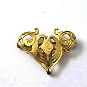 Victorian Gold Filled Watch Pin, Vintage Jewelry