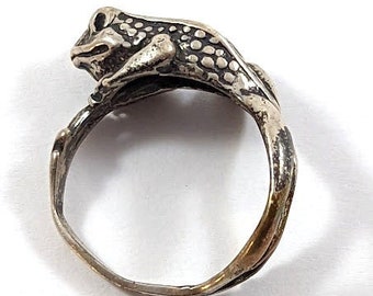 Glitzs jewels Sterling Silver Frog Ring 11mm Glitzs jewels Sterling Silver Frog Ring 11mm