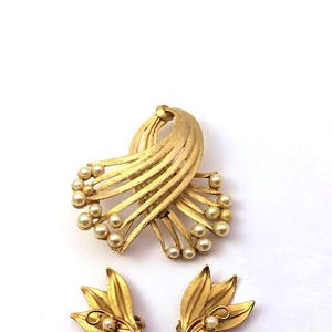 Vintage Lisner Jewelry Set, Vintage Jewelry
