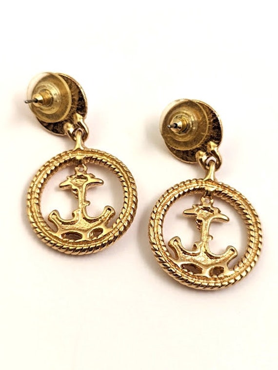 Vintage Nautical Earrings - image 3