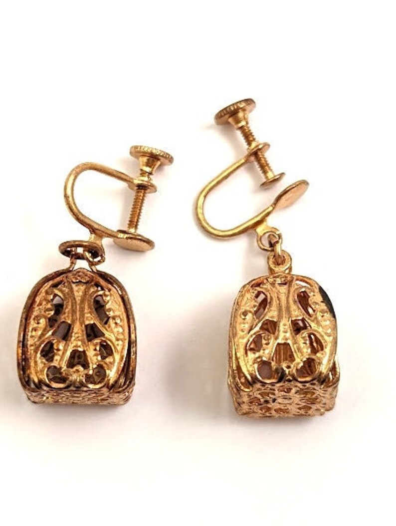 Vintage Screw Back Earrings image 1