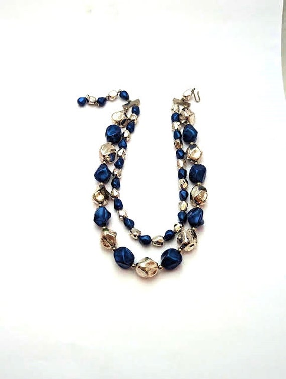 Vintage 1950's Necklace, Two-Strand