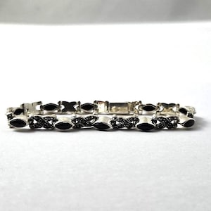 Vintage Sterling Silber Armband, Vintage Schmuck