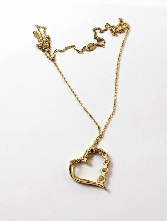 Sterling Silver Heart Necklace - image 2