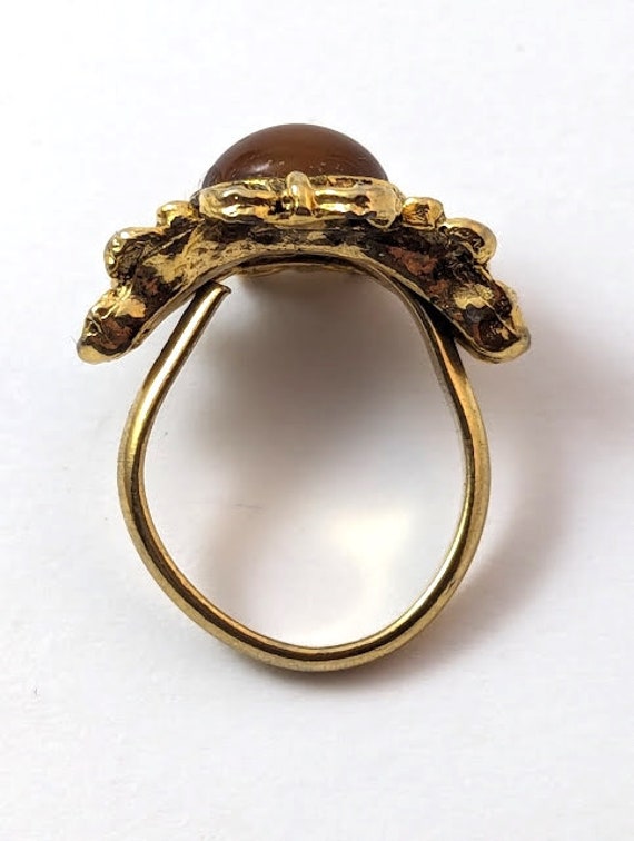 Vintage Mid Century Modern Ring - image 2