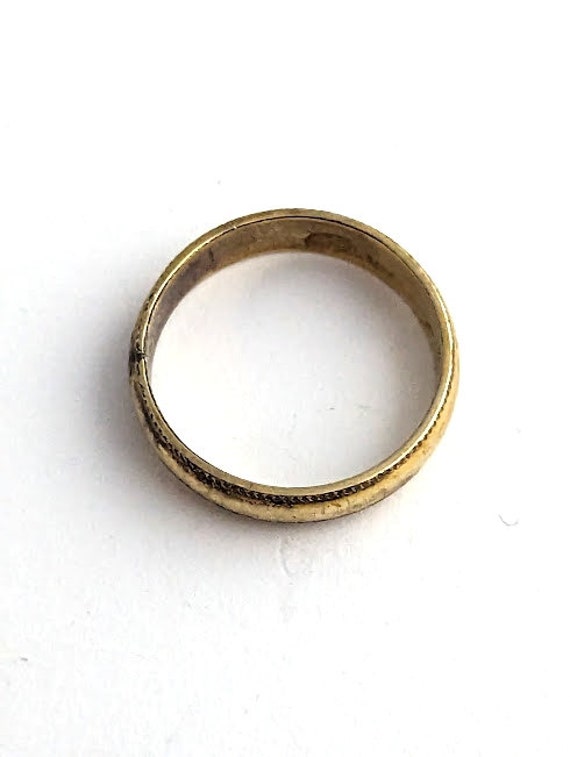 Vintage Gold Filled Wedding Band, Vintage Ring - image 3