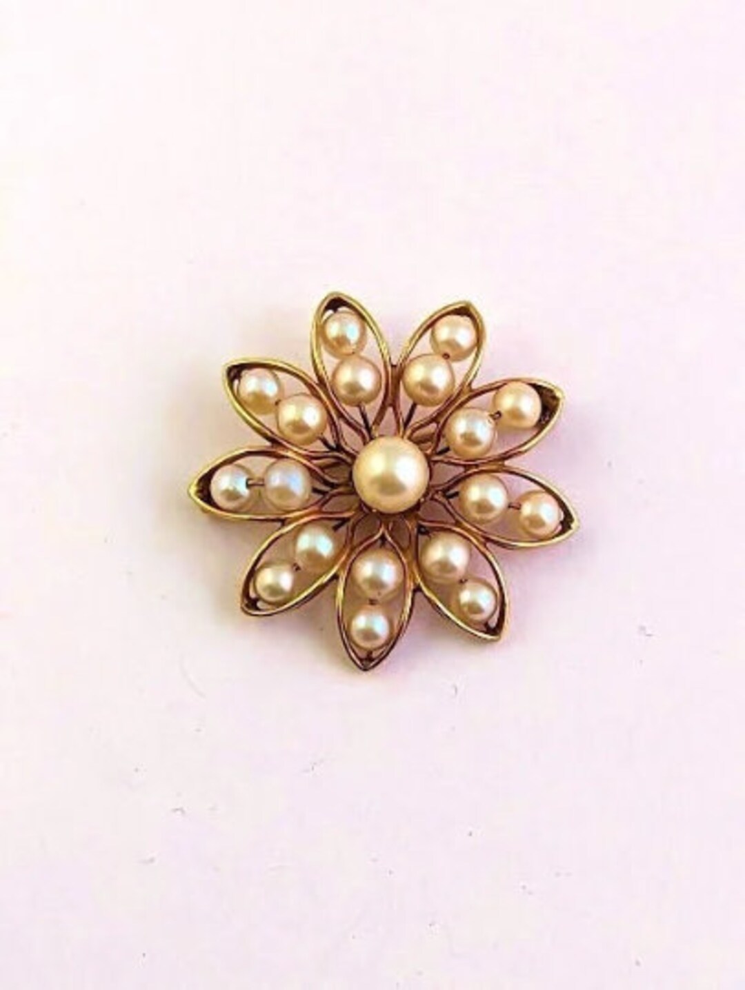 Vintage Pearl Pin 1940's Vintage Jewelry Etsy