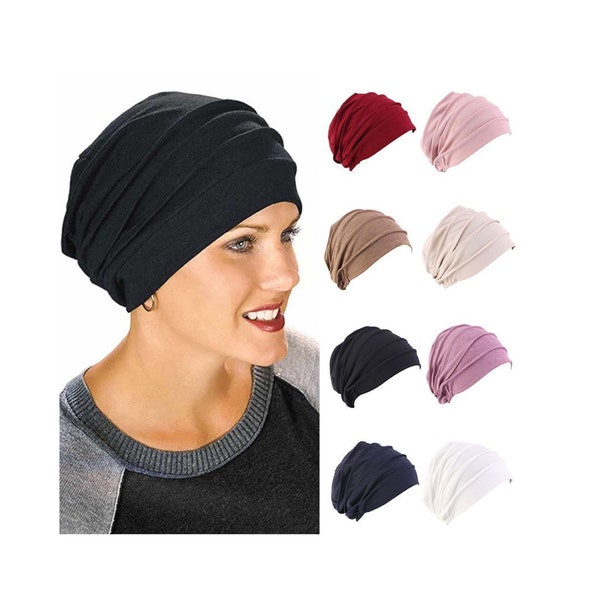 Silk Chemo Head Scarf For Women | Soft Cotton Muslim Hijabs | Scarf For Hair Loss & Chemo Headwear | Head Scarf in Different Colors