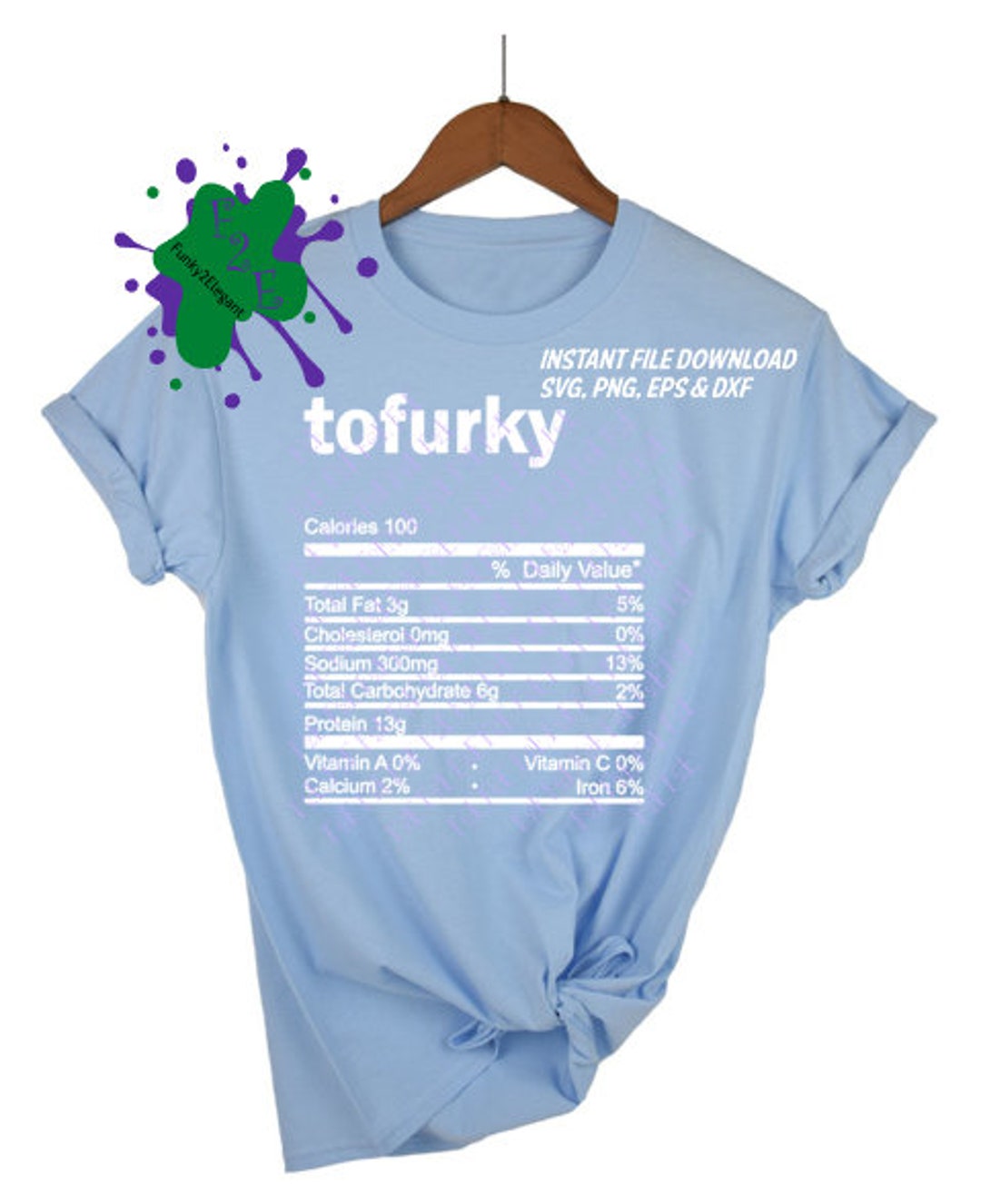 Tofurky Nutrition Facts SVG PNG EPS Dxf Etsy UK