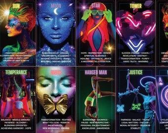 Neon Awakening Volume II (101 cards) Tarot/Oracle Deck