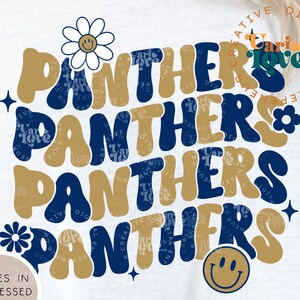 Panthers SVG PNG, Hockey Sublimationsdesign, Retro Spieltag Shirt Dtf Transfer, Hockeyhäkoline