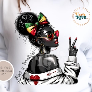 Black Girl Magic png Black PNG Sublimation Design Black Afro Lady Png African American Black Girl Png Black Boss Lady PNG Black Girl Clipart