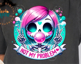 Don't Forget to Hydrate and Mind Your Business PNG sarkastische png T-Shirt Trendige UVDTF png Sublimation Sassy png Snarky png Skeleton Design