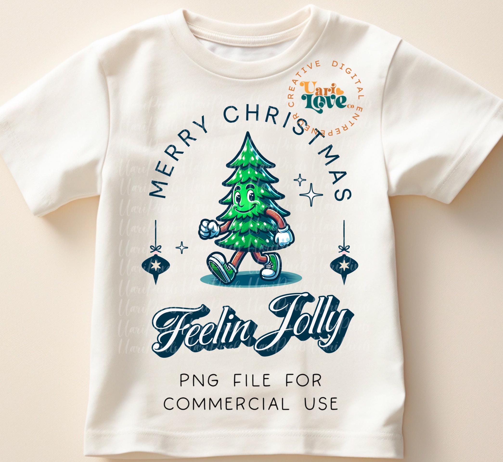 Holly Jolly Dude Christmas Sublimation Graphic By Mini Cutt · Creative