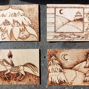 Cartoline di Natale in legno, cartoline con immagini invernali, cartoline invernali, cartoline di Natale, simpatiche cartoline invernali, cartoline fantasy