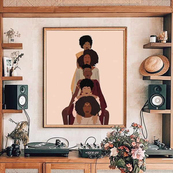 Black Girl Bedroom - Etsy