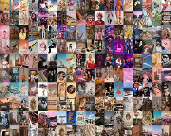Y2K Aesthetic Posters, 90s Wall Collage Kit, Retro Nostalgic Bedroom Decor, Trendy Dorm Gallery Prints, Cool Teen Room At Home Collection