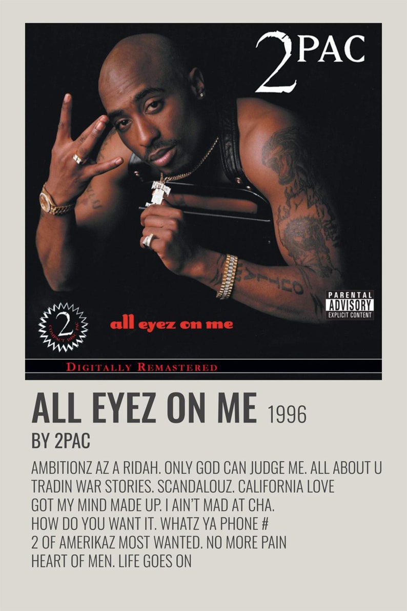 Hip Hop Album Posters, 400 Minimalist Rap Prints, Retro Music Wall Art ...